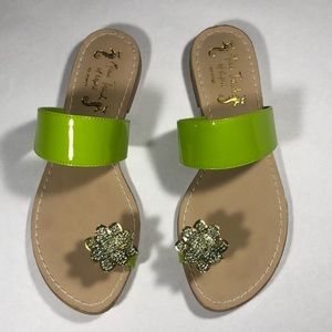 Miss Trish of Capri sandals